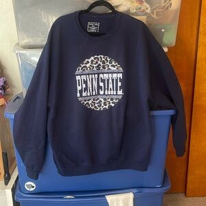 Penn state ladies game day sweatshirt xxl leopard PSU
